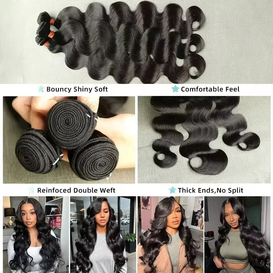 Brazilian Body Wave Human Hair Bundles