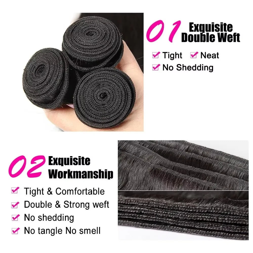 Brazilian Body Wave Human Hair Bundles