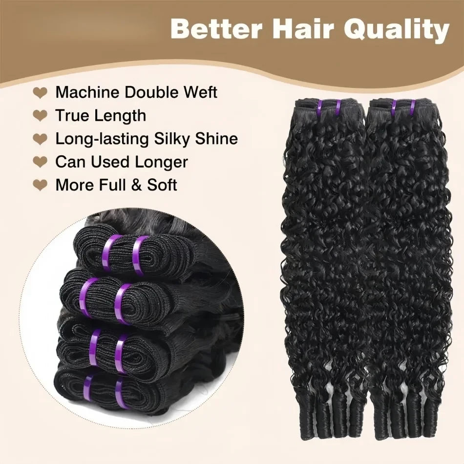 Burmese Raw Curly Hair Bundles