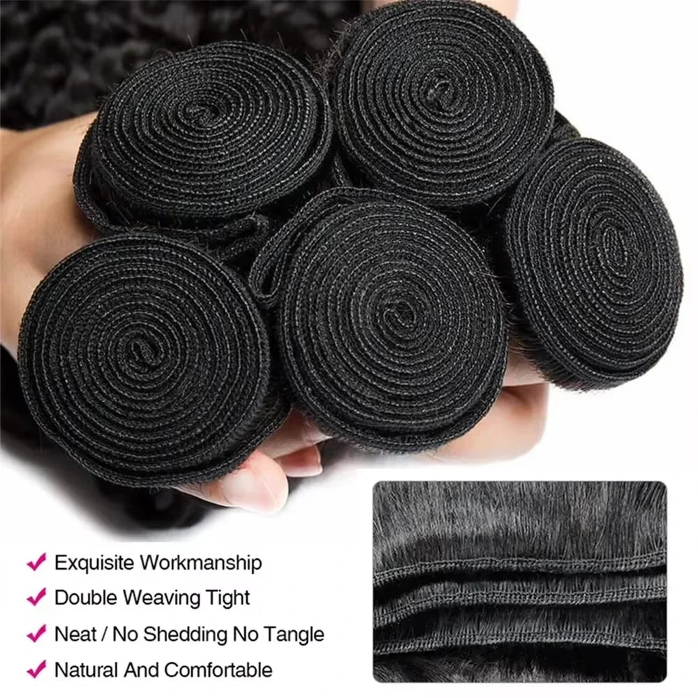 Burmese Deep Wave Human Hair Bundles