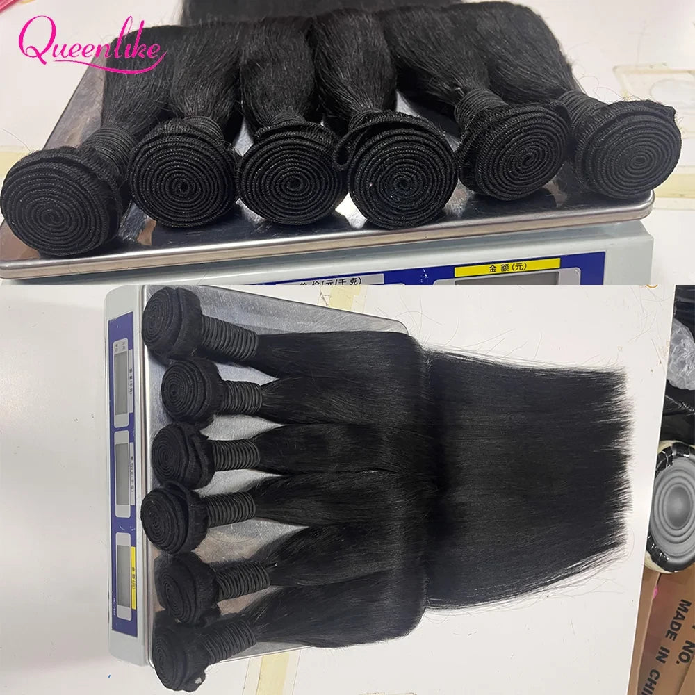 Queenlike Brazilian Raw Hair Bundles