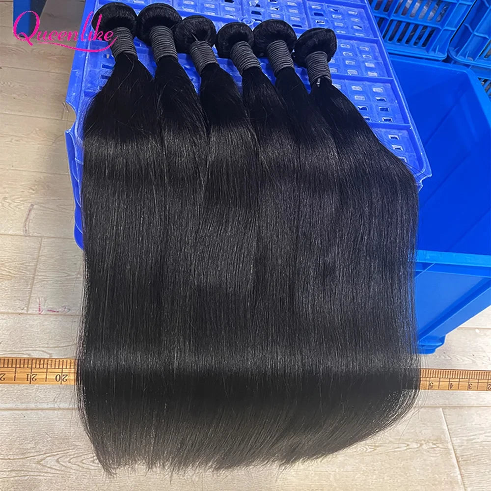 Queenlike Brazilian Raw Hair Bundles