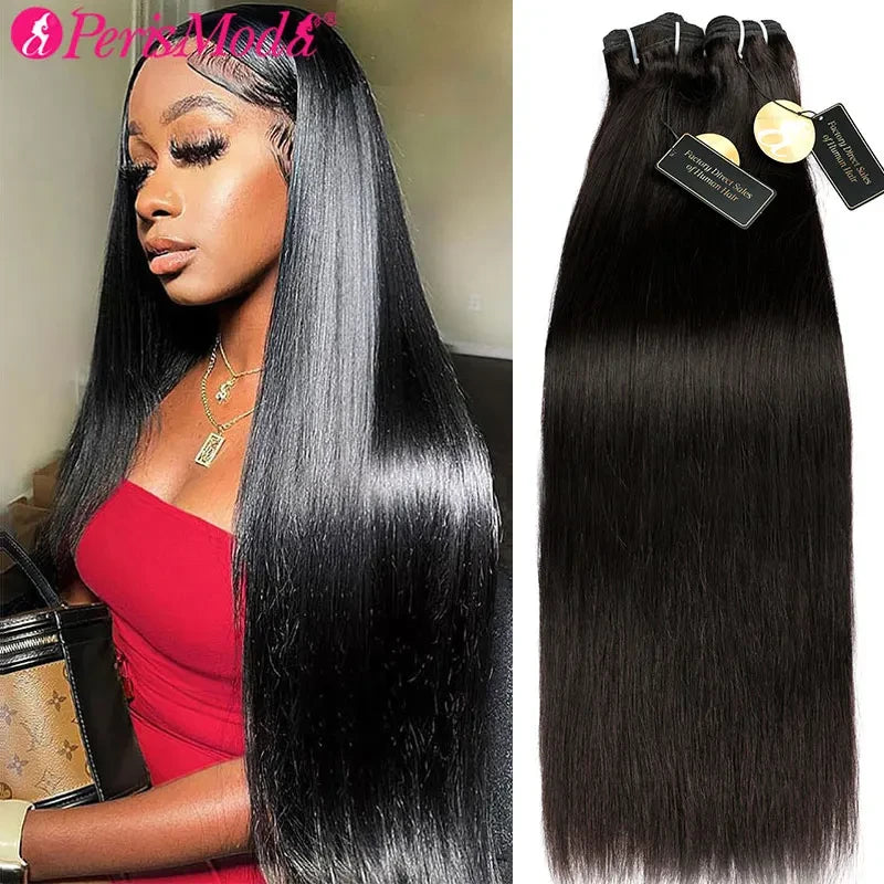 PerisModa Straight Human Hair Bundles