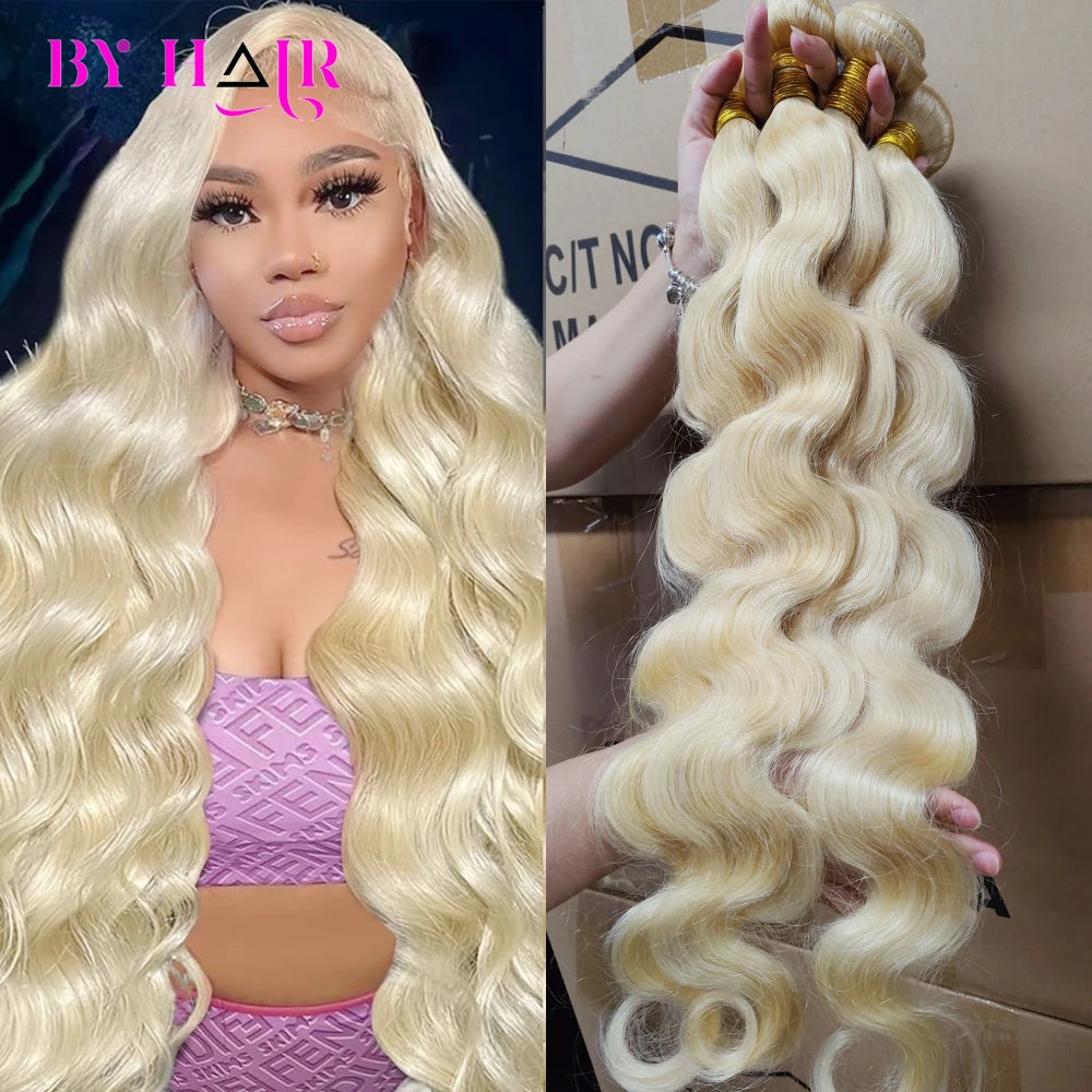 Honey Blonde Body Wave Hair Bundles