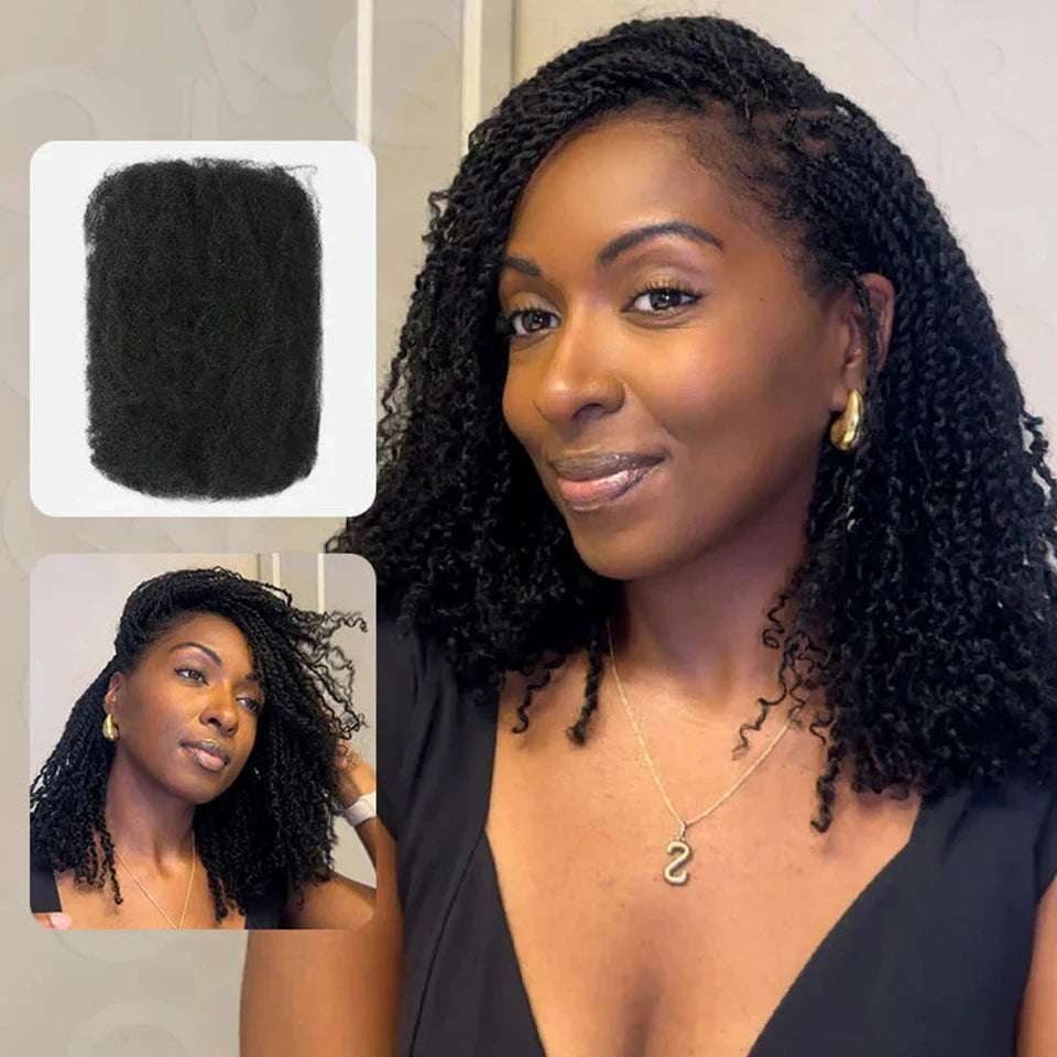 Afro Kinky Human Hair Bulk