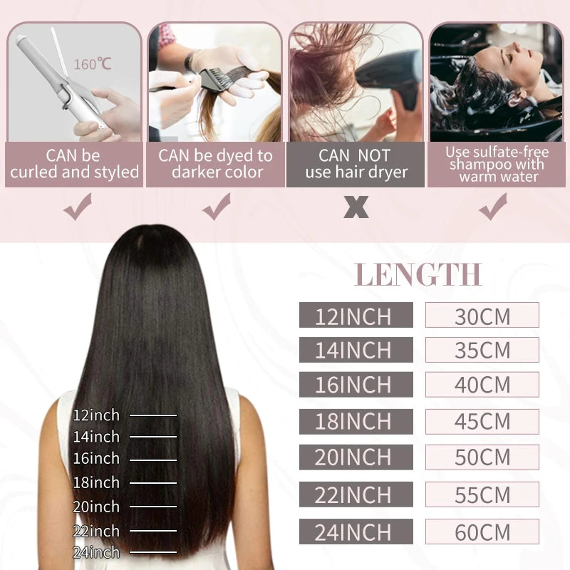Remy Human Hair Tape Extensions