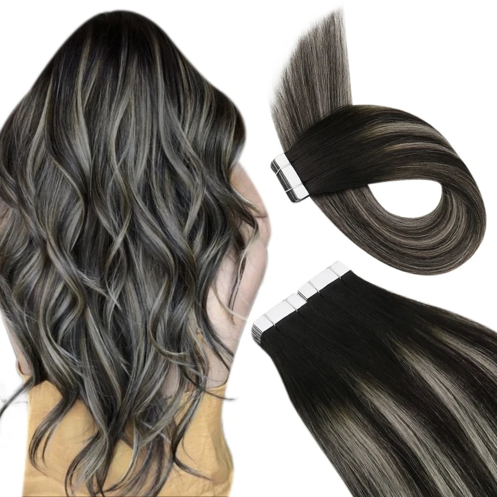 Remy Human Hair Tape Extensions