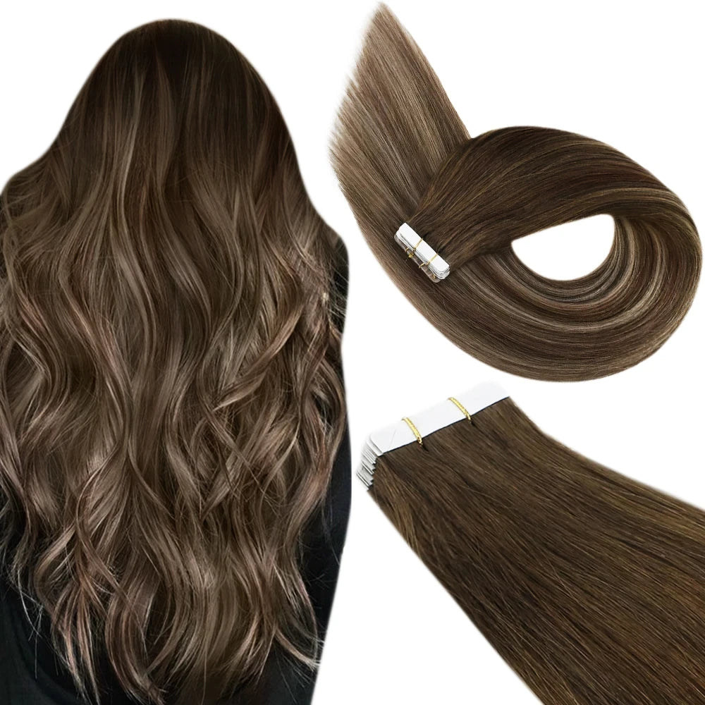 Remy Human Hair Tape Extensions