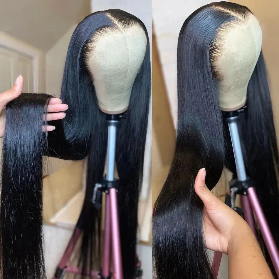 Natural Human Hair Lace Front Wig