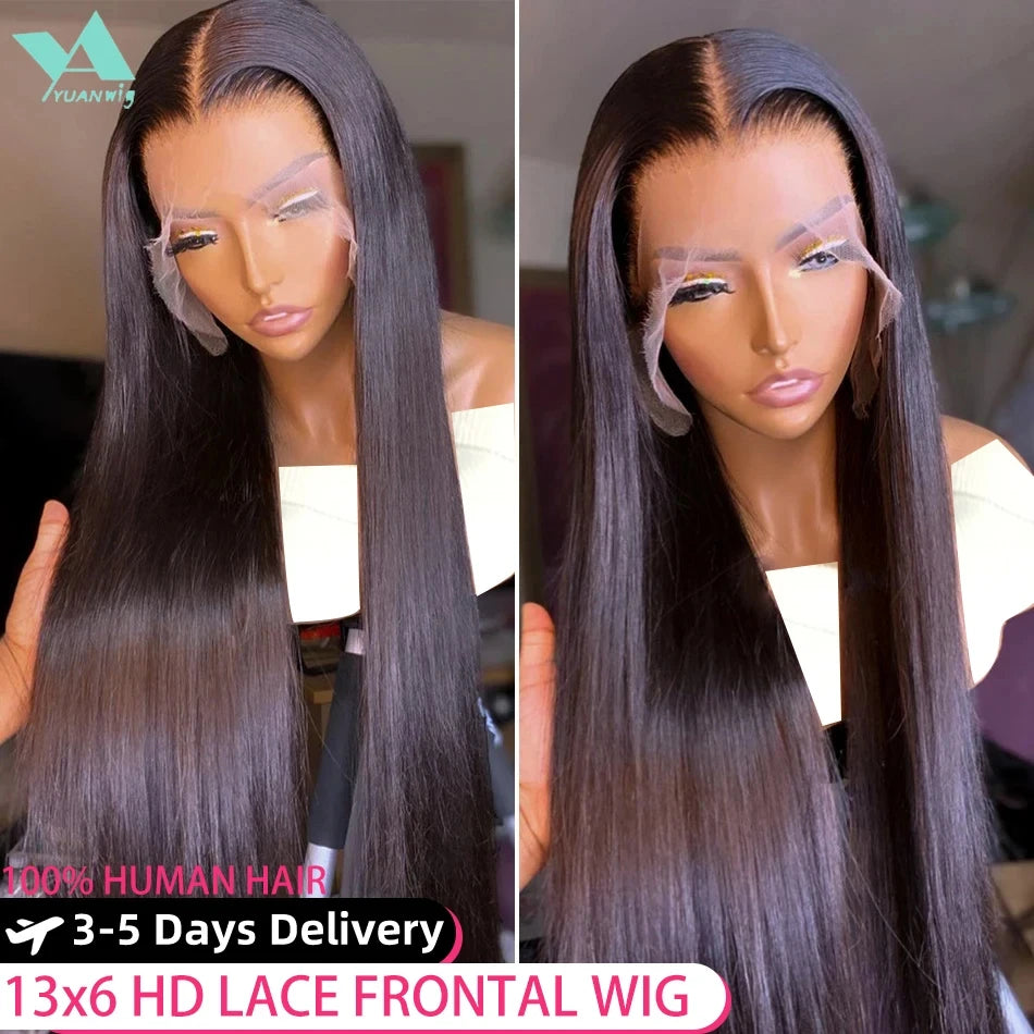 Natural Human Hair Lace Front Wig