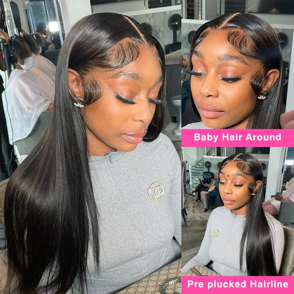 Natural Human Hair Lace Front Wig