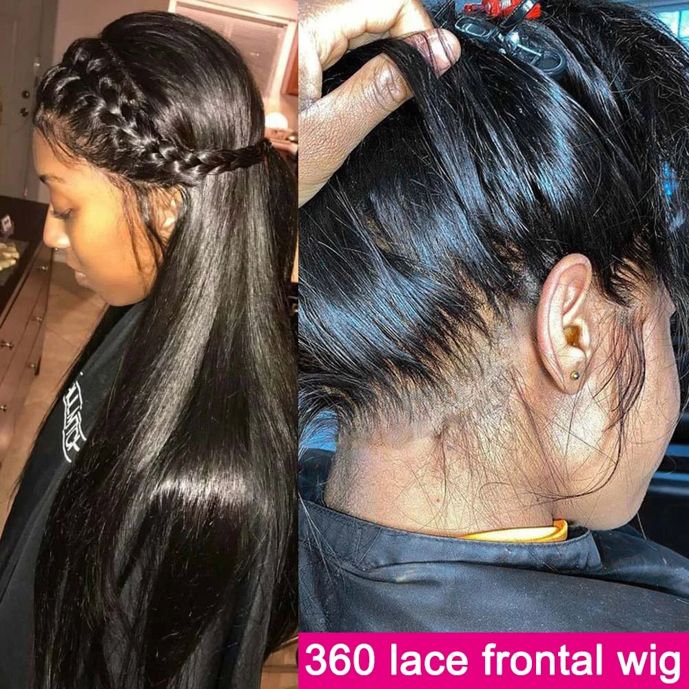 Natural Human Hair Lace Front Wig