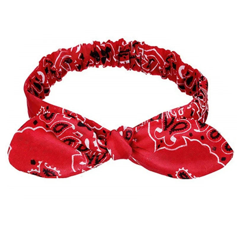 Boho Elastic Cross Knot Headband