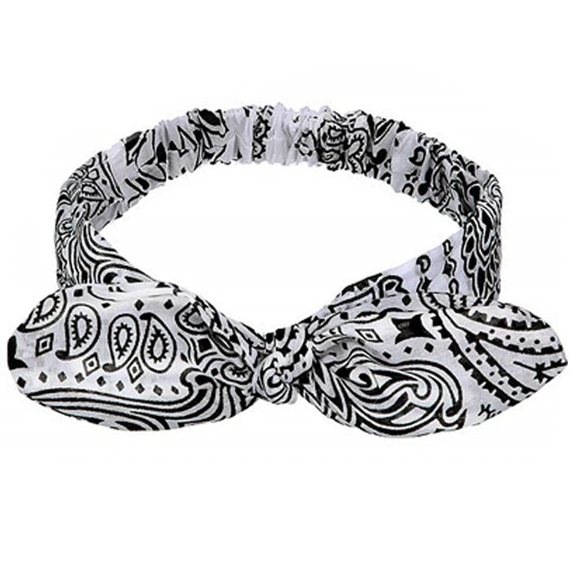 Boho Elastic Cross Knot Headband