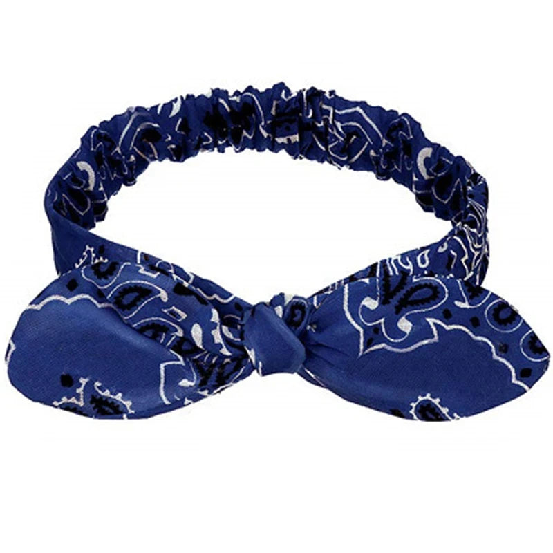Boho Elastic Cross Knot Headband