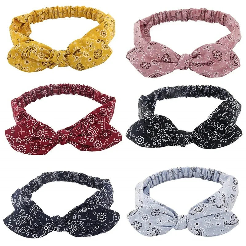 Boho Elastic Cross Knot Headband
