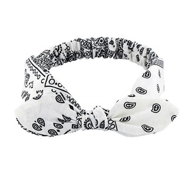 Boho Elastic Cross Knot Headband