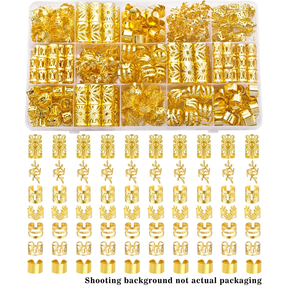 Vintage Golden Alloy Hair Jewelry