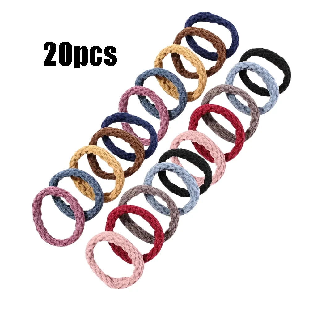 Basic Elastic Hair Tie Set
