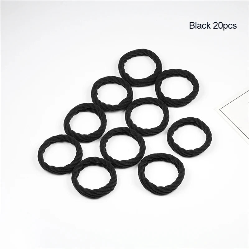 Basic Elastic Hair Tie Set
