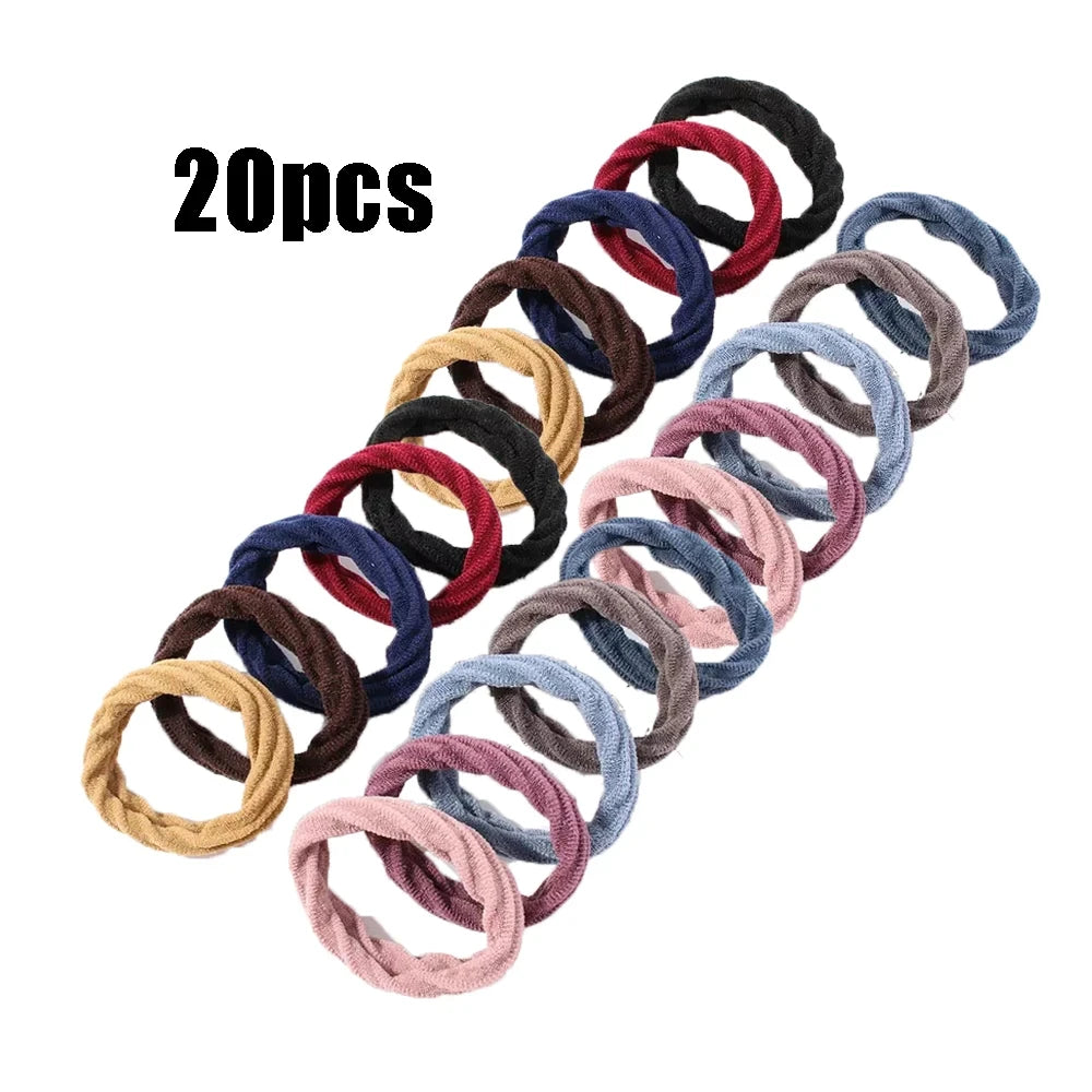 Basic Elastic Hair Tie Set
