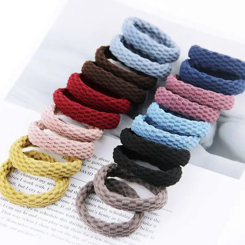 Basic Elastic Hair Tie Set