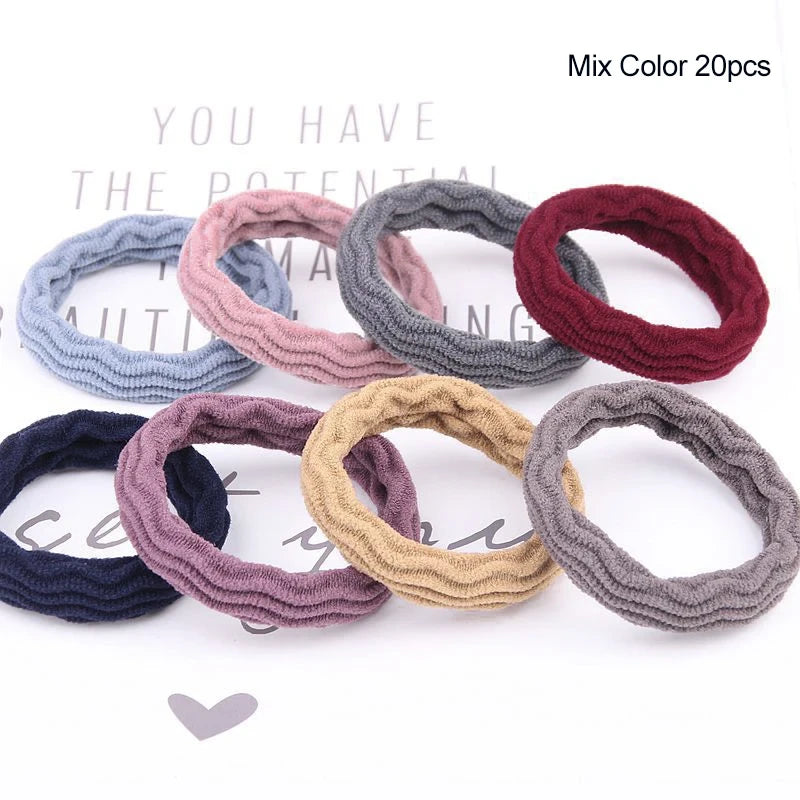 Basic Elastic Hair Tie Set