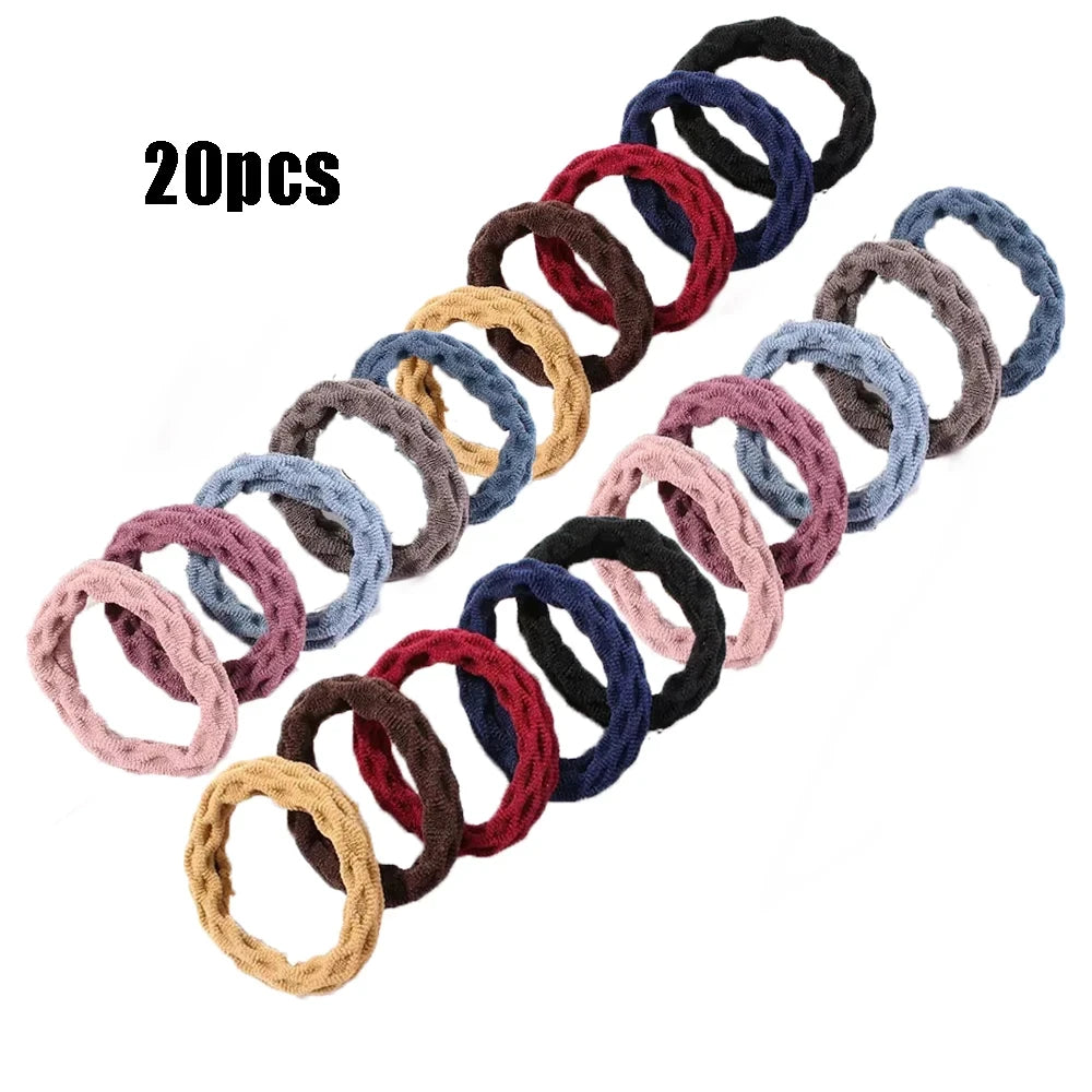 Basic Elastic Hair Tie Set