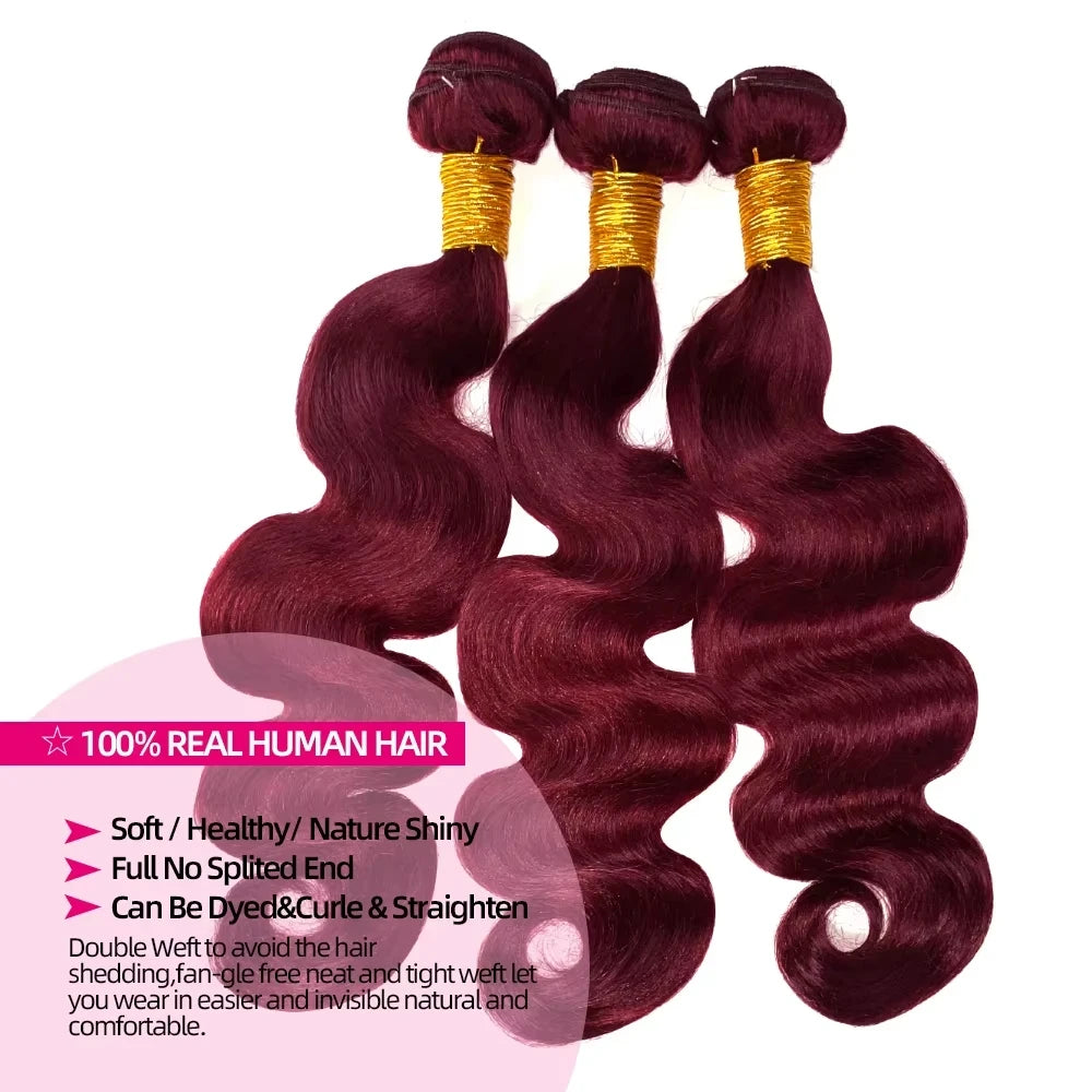 Remy Human Hair Body Wave Bundles