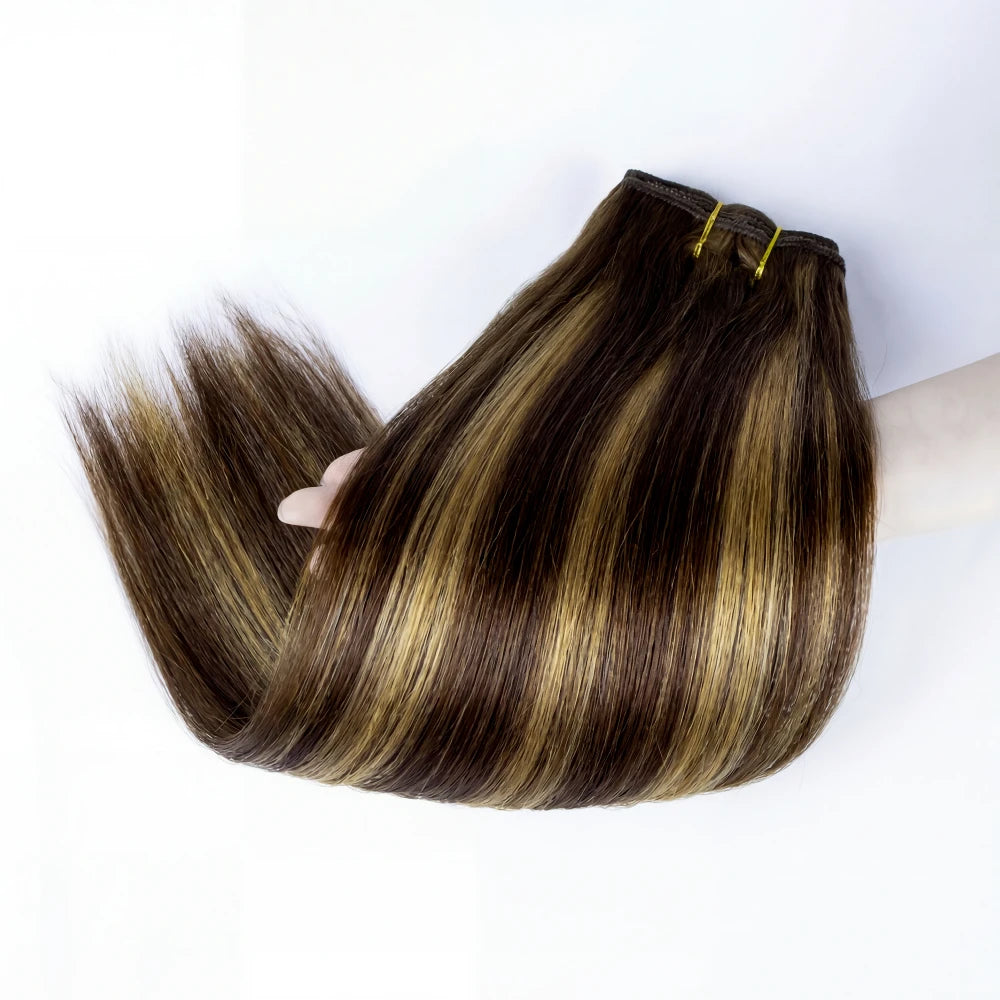 Bleach Blonde Human Hair Extensions