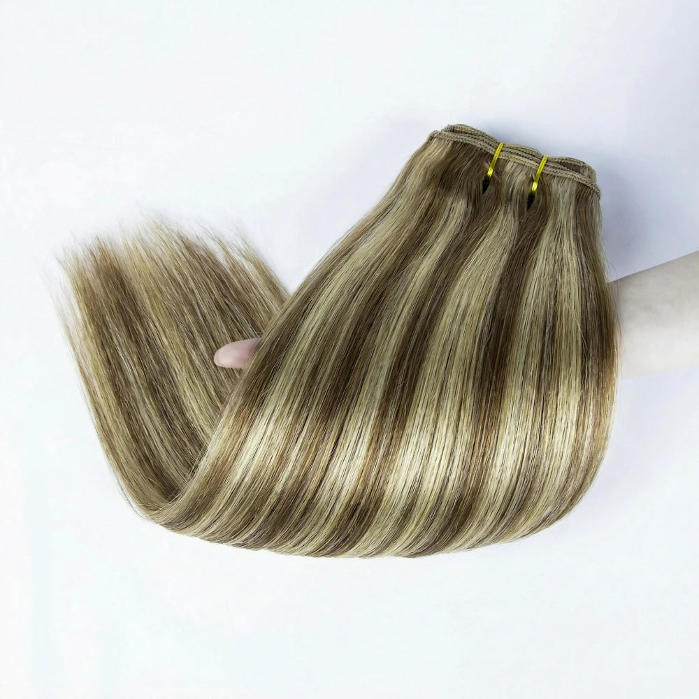 Bleach Blonde Human Hair Extensions