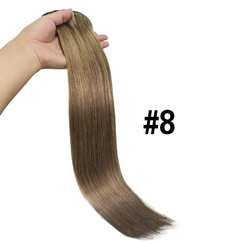 Chestnut Brown Human Hair Extensions