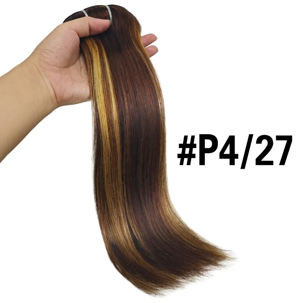Chestnut Brown Human Hair Extensions