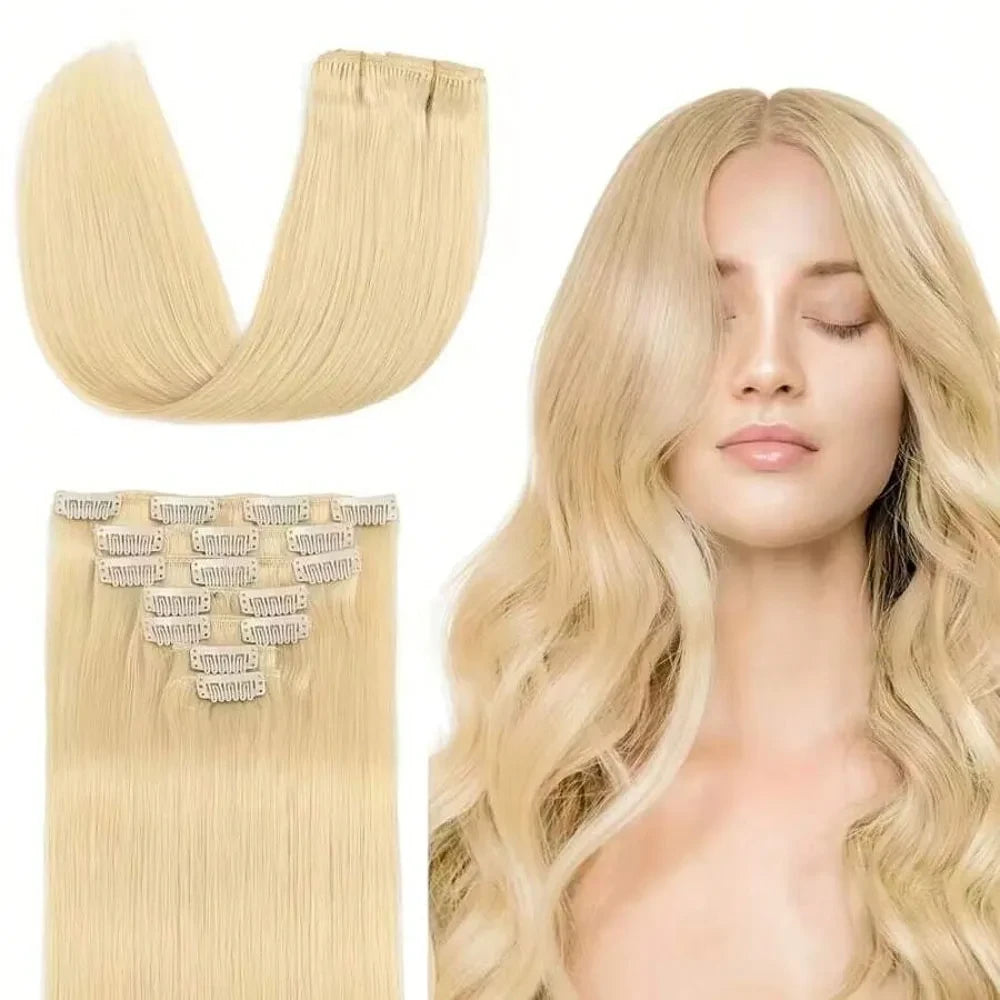 Real Human Hair Clip-In Extensions