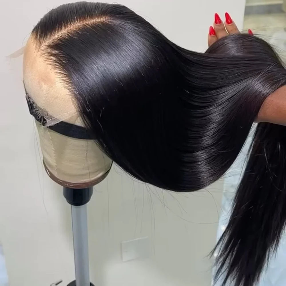 Straight Raw Human Hair Lace Frontal Wig