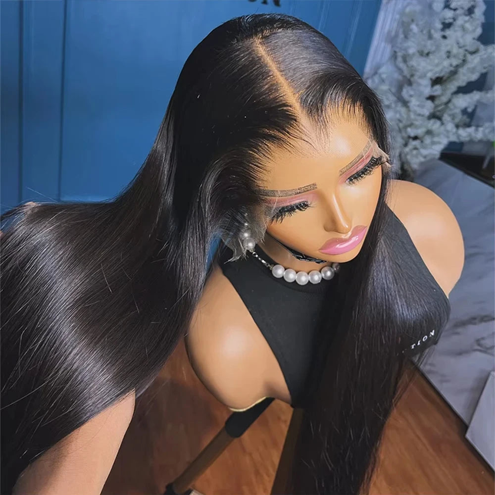 Straight Raw Human Hair Lace Frontal Wig